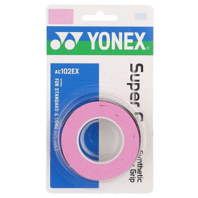 Yonex AC 102 EX Super Grap 3Pack French Pink